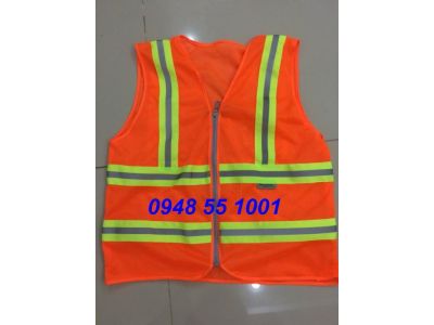 Áo phản quang 3M gắn dây kéo