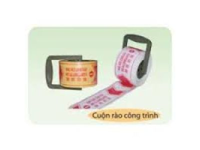 Cuộn rào công trình (lõi nhựa tay cầm)