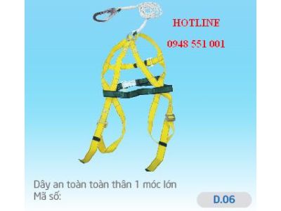 Dây an toàn toàn thân 1 móc lớn