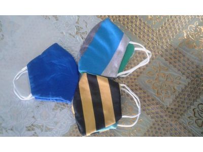 Khẩu trang vải 3 lớp nhiều màu