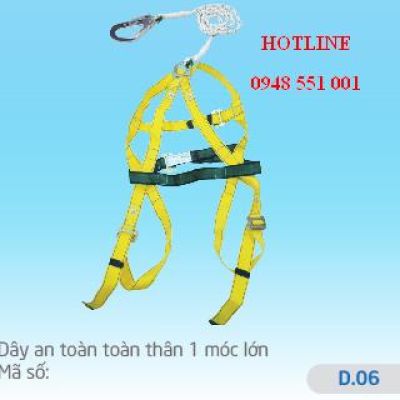 Dây an toàn toàn thân 1 móc lớn