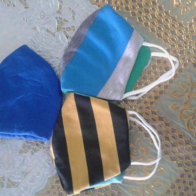 Khẩu trang vải 3 lớp nhiều màu