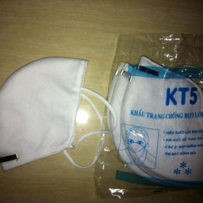 Khẩu trang vải KT5 kẽm ngoài